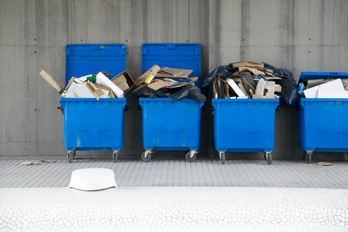 Professional team conducting office clearance in Mortlake